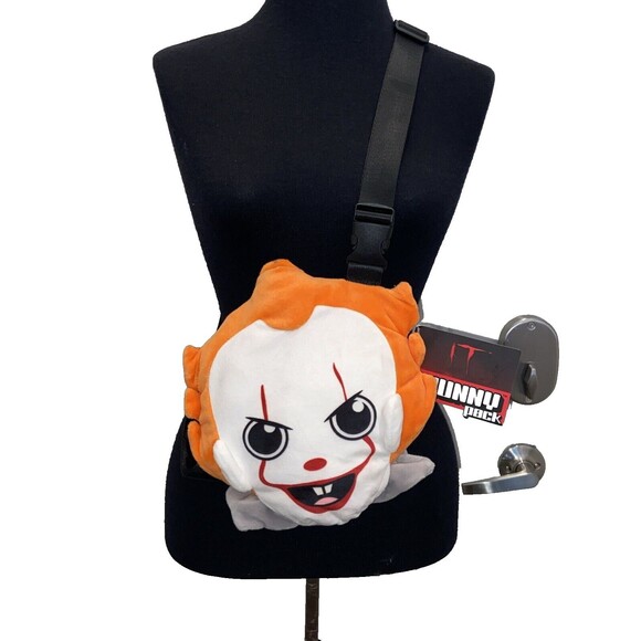 Pennywise, IT, Plush Bag, Purse, Fanny Pack, Clown, KIDROBOT, NEW WITH TAGS - Picture 1 of 8
